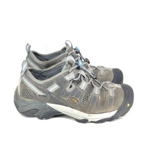 B57 KEEN TOE BROWN HIKING BOOTS WOMENS SZ 6.5